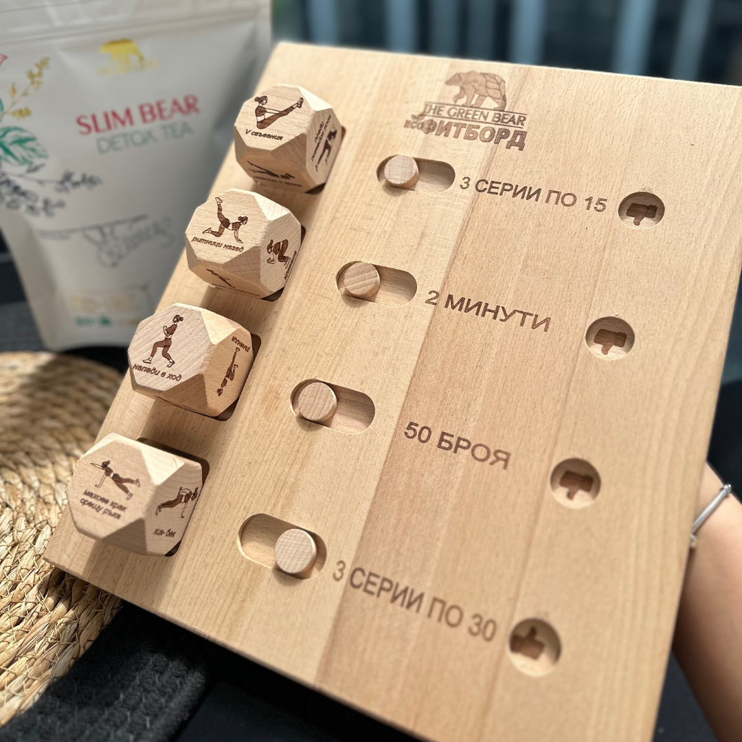 Fit Board – Eco Workout дъска със зарчета
