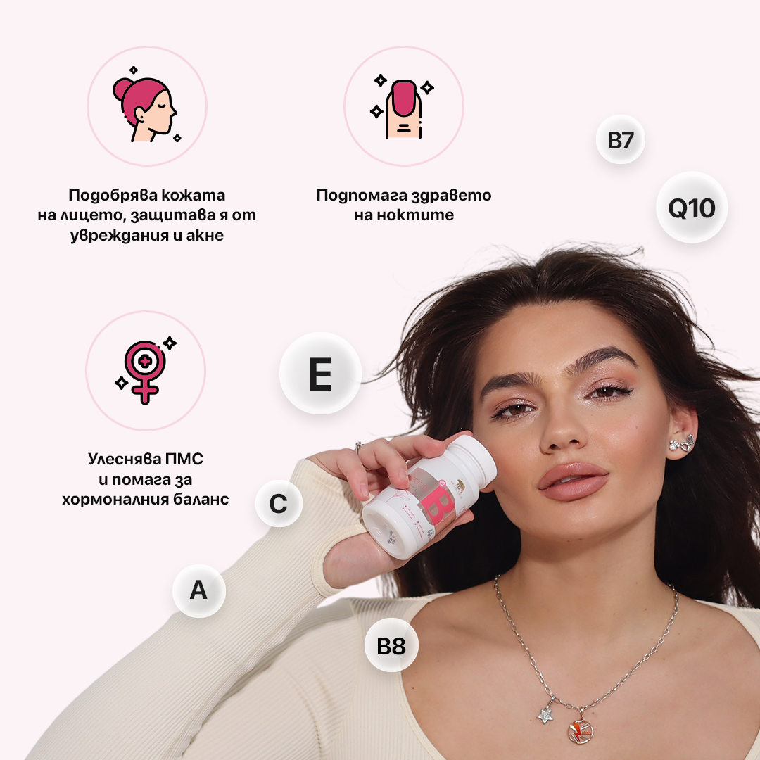 Beauty Vitamins – витамини за коса 60 таблетки