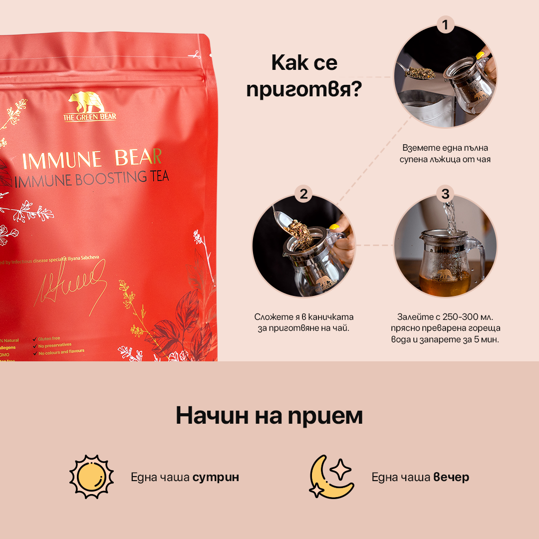 Чай за имунитет Immune Bear 160гр